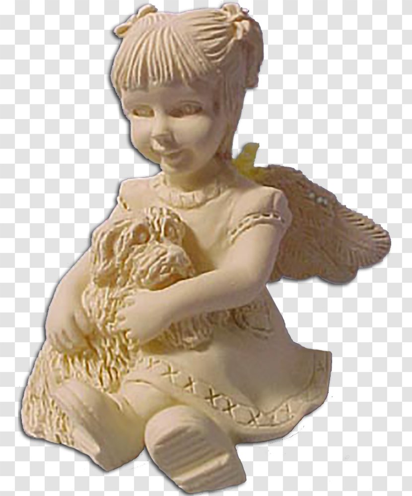 Classical Sculpture Figurine Classicism - Angel Dog Transparent PNG