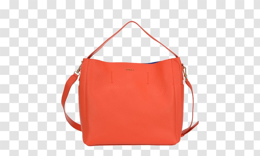 Handbag Leather Furla Shoulder - Orange - Ms. Fulla Bag Transparent PNG