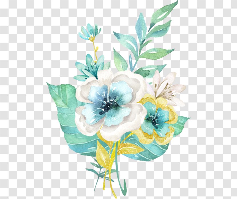 Watercolour Flowers Watercolor Painting Drawing - Cut - Flower Transparent PNG