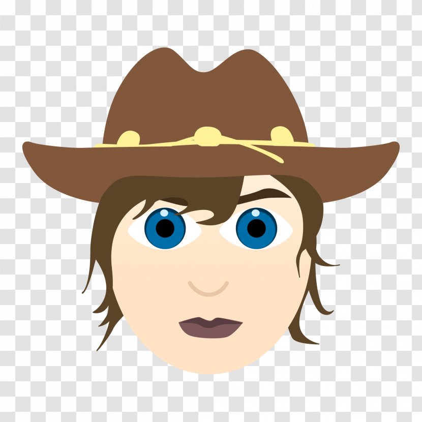 Carl Grimes Rick Glenn Rhee Negan Emoji - Cartoon - Face Transparent PNG