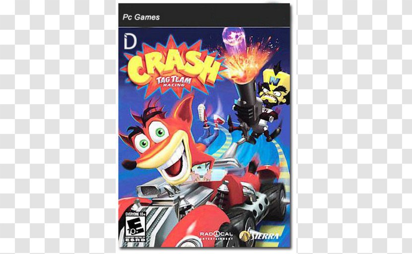 Crash Tag Team Racing Twinsanity PlayStation 2 Bandicoot - Playstation - Pc Game Transparent PNG