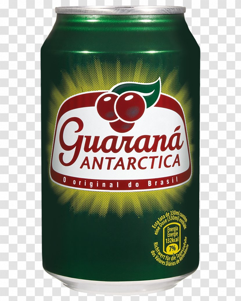 Fizzy Drinks Brazilian Cuisine Guaraná Antarctica Energy Drink Guarana - Tin Can - Coca Cola Transparent PNG