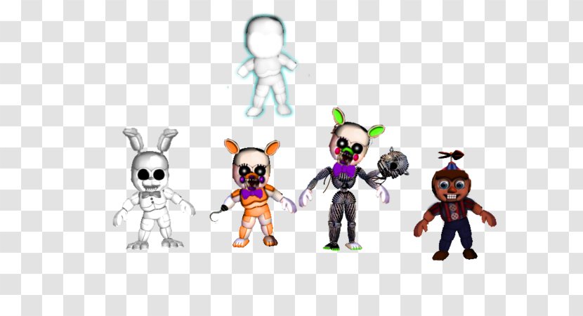 Five Nights At Freddy's: Sister Location Freddy's 2 Animatronics Endoskeleton Action & Toy Figures - Character - Fnaf World Transparent PNG