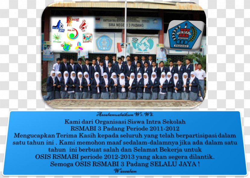 SMA Negeri 3 Padang Student Organization Inside School 2 Panjang High - Chairman Transparent PNG