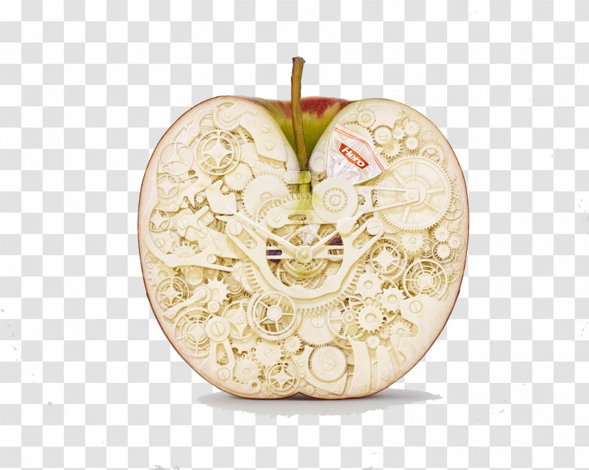 Advertising Agency Apple Art Director Campaign - Half Cut Transparent PNG