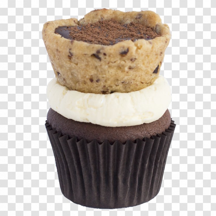 Snack Cake Cupcake Peanut Butter Cup Muffin Cream - Buttercream - Chocolate Transparent PNG