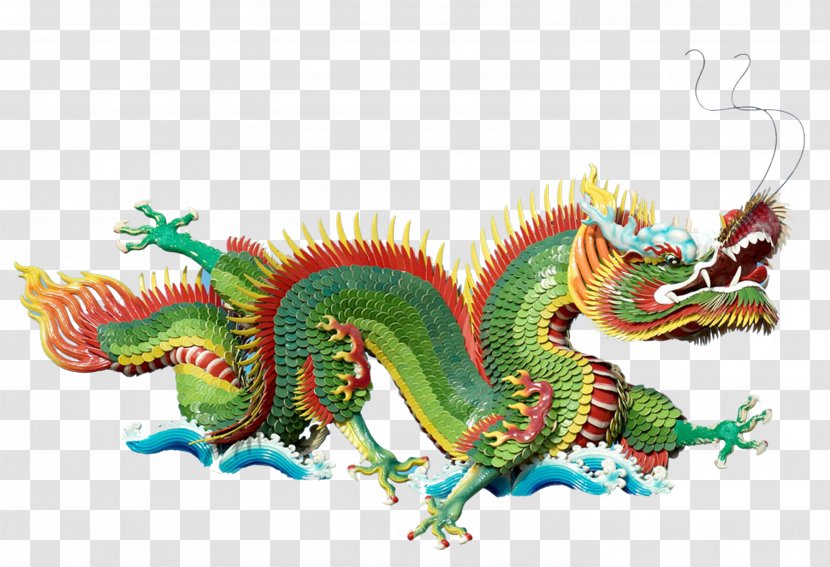 China Bagan Chinese Dragon Game - Fictional Character - Green Clouds In The Sky Transparent PNG