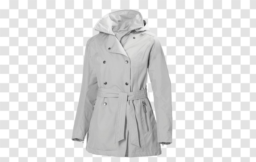 Helly Hansen Women's Welsey Trench Coat Jacket - Waterproof Breathable Rain With Hood Transparent PNG