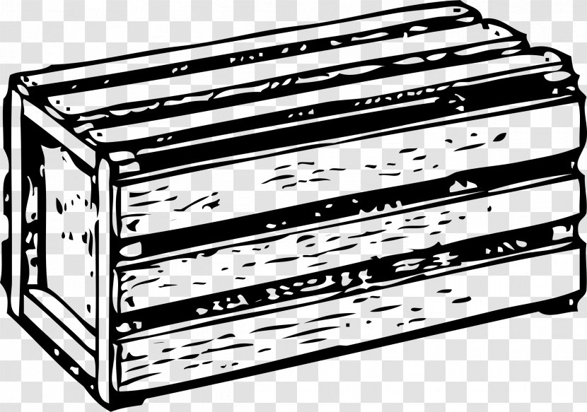 Crate Wooden Box Clip Art - Silhouette Transparent PNG