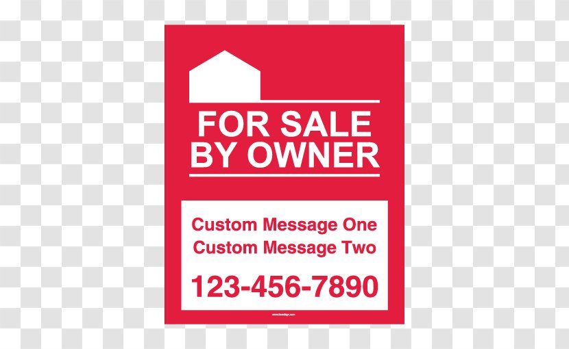 For Sale By Owner Sales Real Estate Pelotonia Logo - Hanging Red Transparent PNG