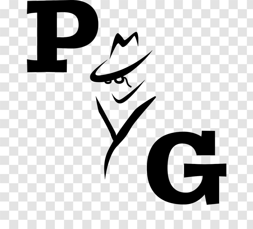 Graphic Design Monochrome Logo - Initials Transparent PNG