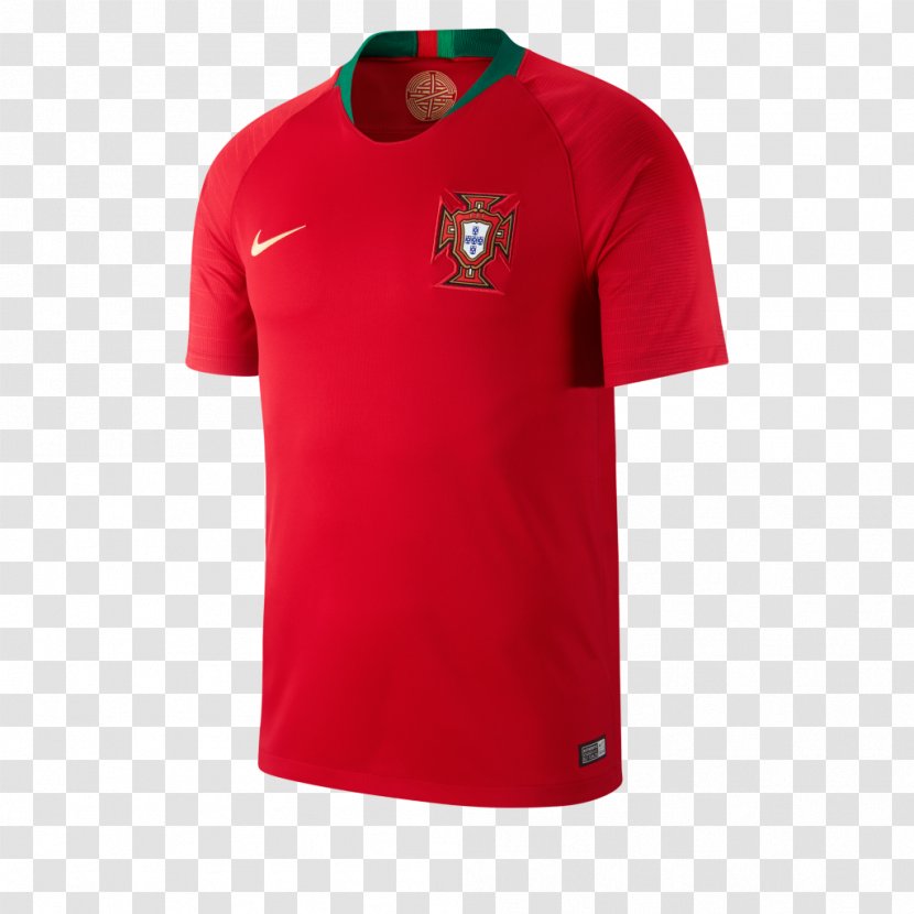 2018 World Cup Portugal National Football Team T-shirt Jersey - Sleeve Transparent PNG