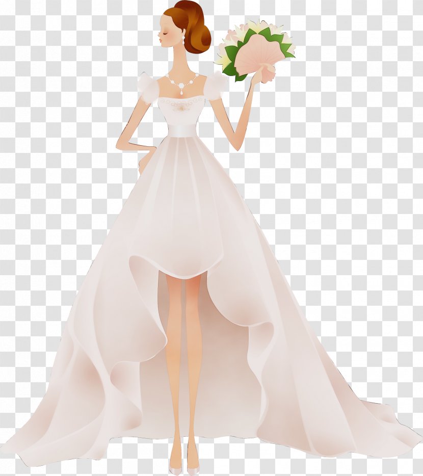 Wedding Dress - Bridal Party - Barbie Fashion Design Transparent PNG