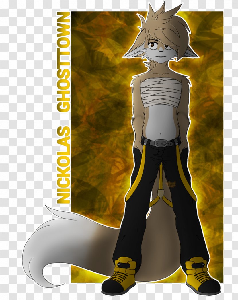 Figurine Animated Cartoon - Yellow - Ghost Town Transparent PNG
