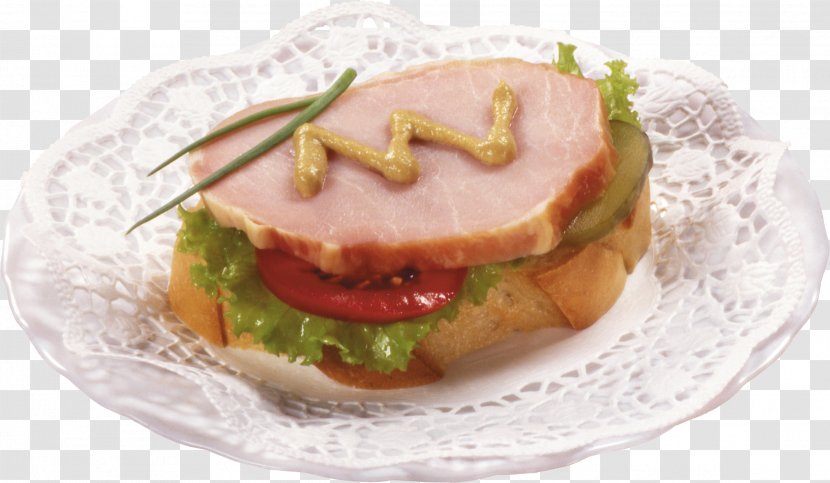 Butterbrot Caviar Bacon Salo Breakfast - Meat - Ham Transparent PNG