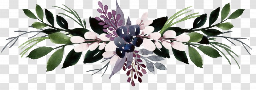 Flower Leaf - Hand-painted Bouquets Transparent PNG