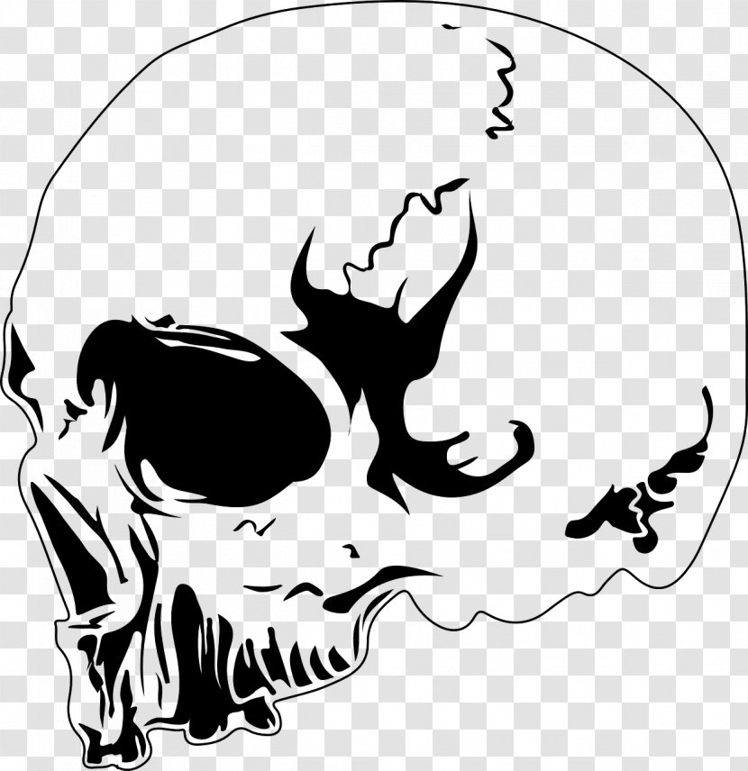 Art Drawing Skull - Cartoon - Arm Tattoo Transparent PNG