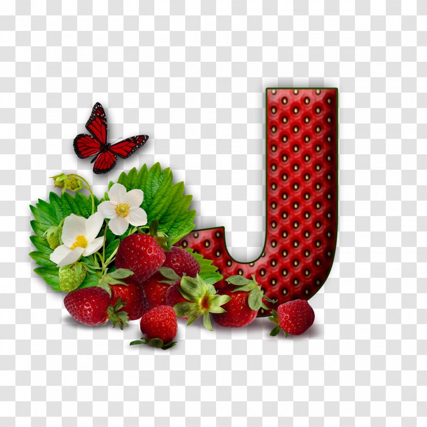 Letter Alphabet Computer Software - Initial - Strawberries Transparent PNG