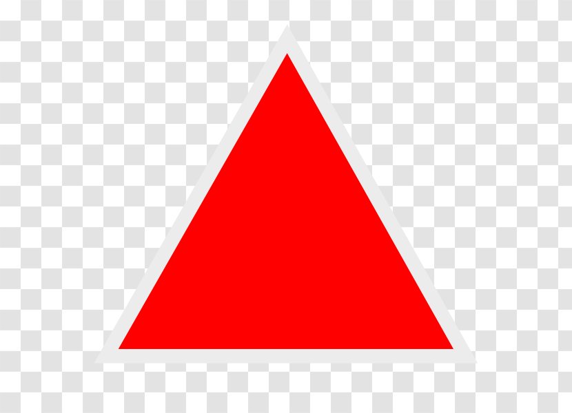 Triangle Red Clip Art - Triangulo Transparent PNG