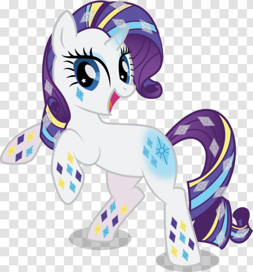 Rarity Rainbow Dash Applejack Pony Pinkie Pie - Purple - Colored Mane Transparent PNG