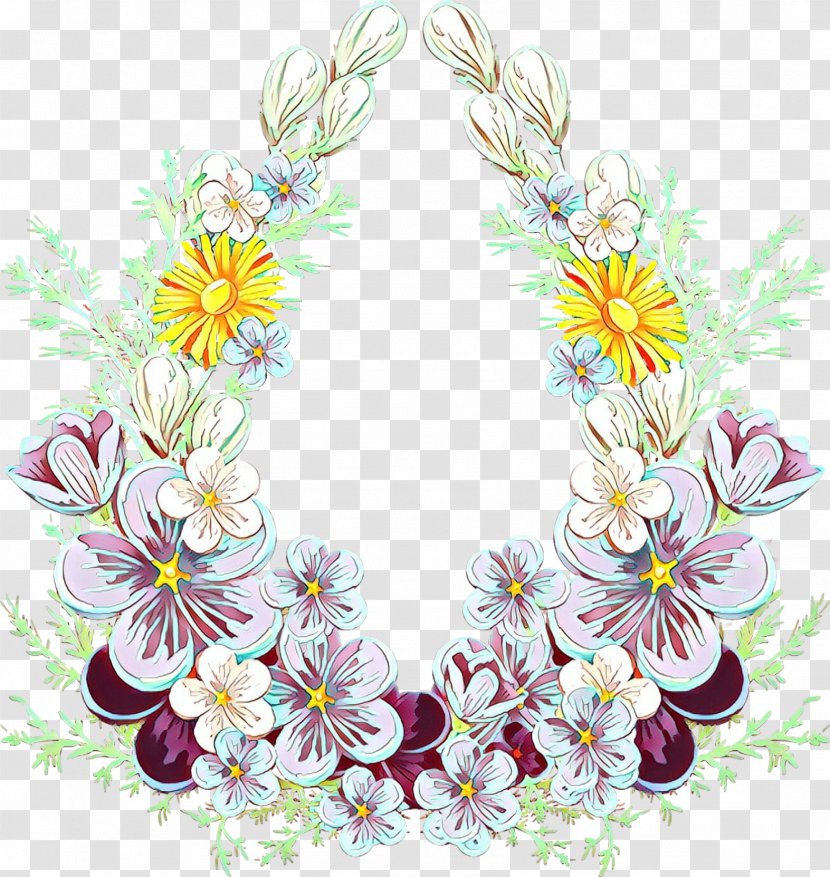 Floral Design Cut Flowers Clip Art - Lei Transparent PNG