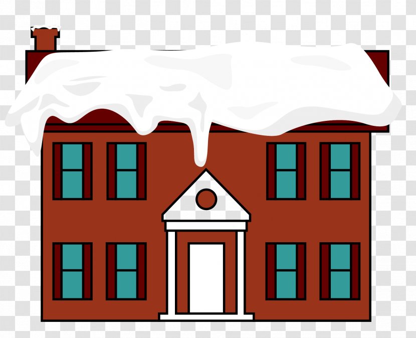 Roof Snow House - Red - Vector Floor Transparent PNG