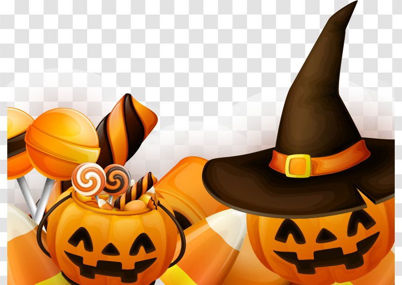 Halloween Costume Pumpkin Party Allxe9e De LAgora - Christmas - Vector Hat And Lollipop Transparent PNG