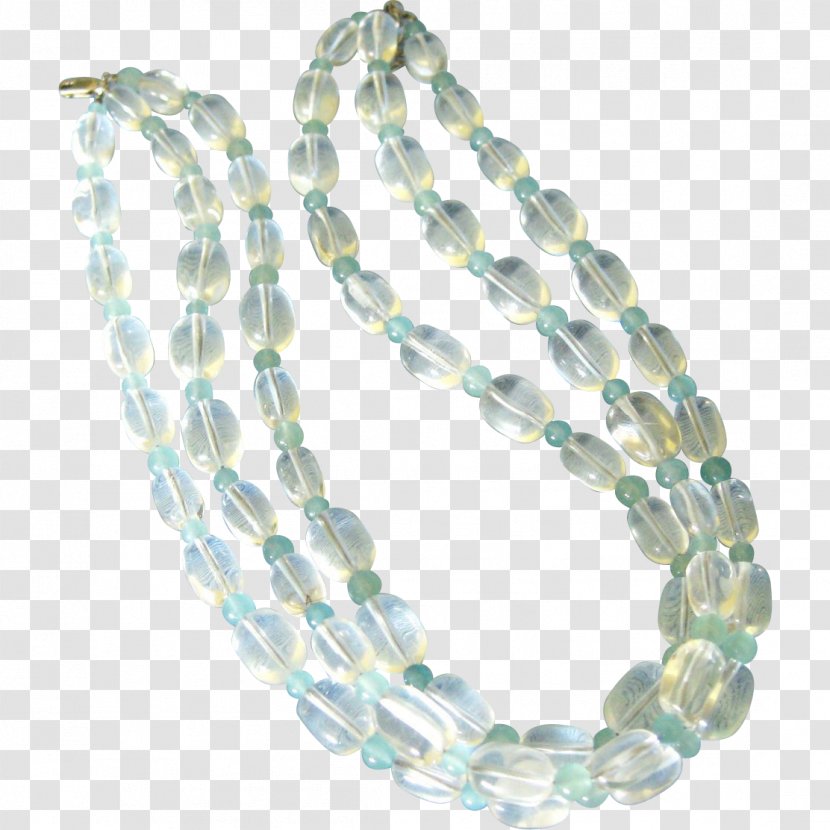 Turquoise Glass Beadmaking Necklace Transparent PNG