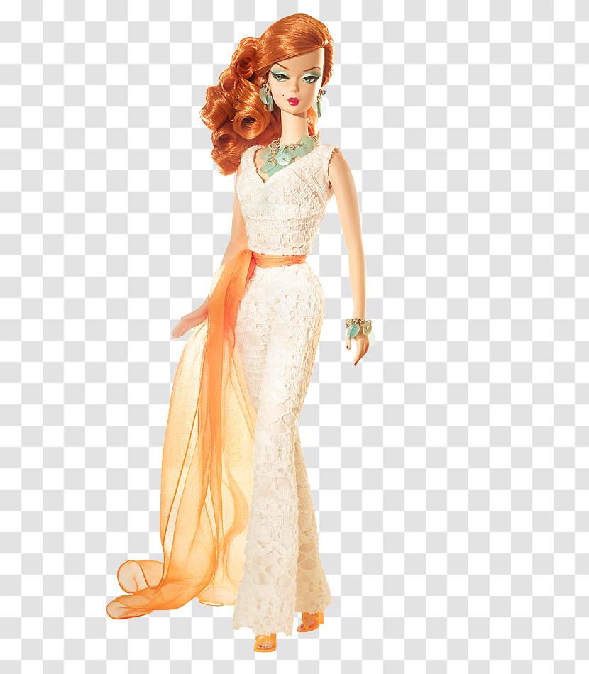 Hollywood Hostess Barbie Doll Silkstone Fashion Model Collection Transparent PNG