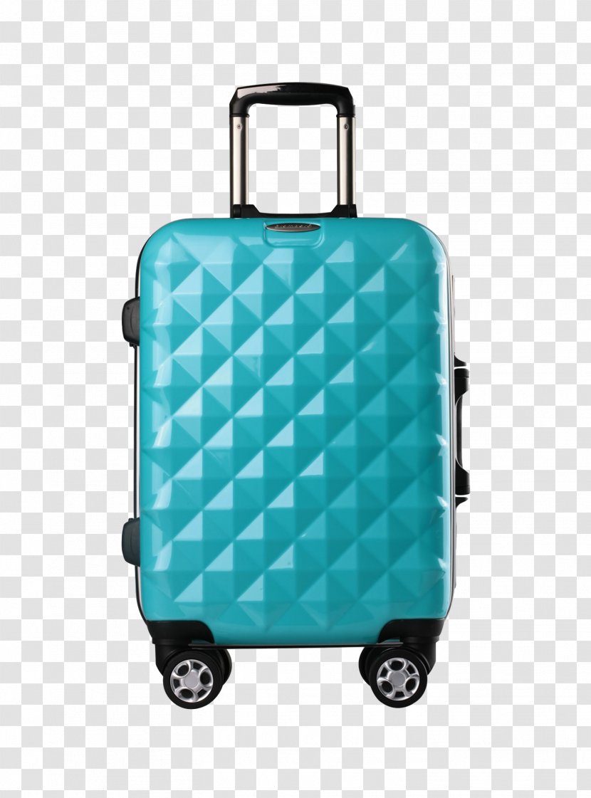 Suitcase Hand Luggage Travel Trolley Diamond - Box Transparent PNG