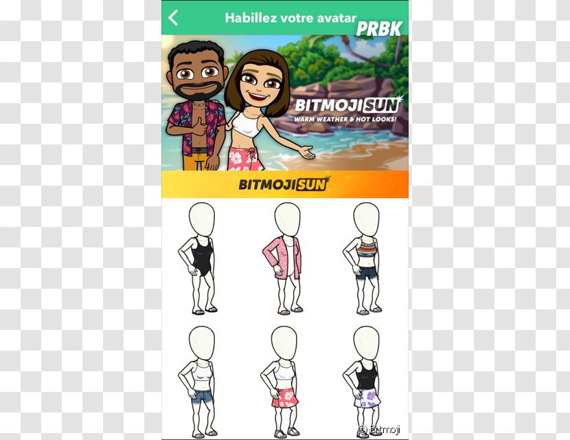 Bitstrips Clothing Accessories Snapchat Fashion - Snap Inc Transparent PNG