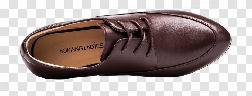 Slip-on Shoe Leather Dress - Jipsin - Dark Brown English Shoes Transparent PNG