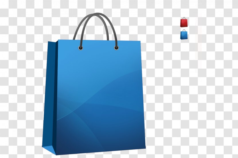 Shopping Bag Clip Art - Brand - Blue Business Bags Transparent PNG