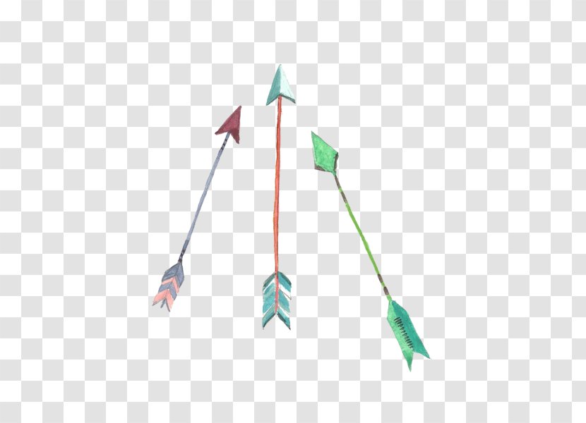 Bow And Arrow Euclidean Vector - Colored Arrows Transparent PNG