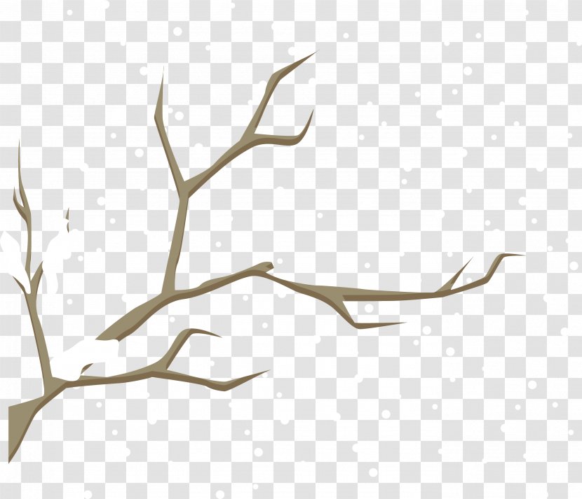 Snow Winter - Branch - Vector Branches Transparent PNG