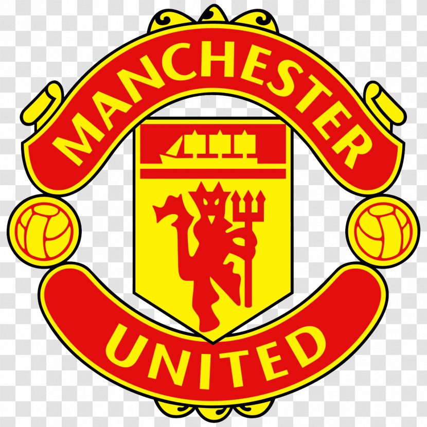 Manchester United Logo - Yellow - Sign Transparent PNG