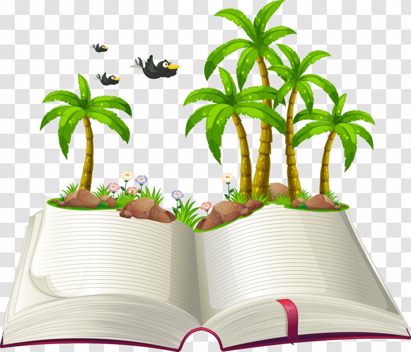 Royalty-free Stock Photography Drawing Clip Art - Flowerpot - Coconut Tree Transparent PNG