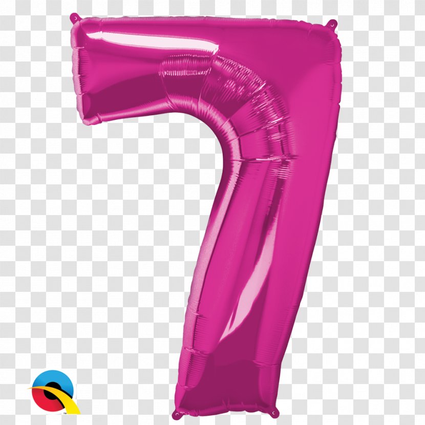 Mylar Balloon Party Birthday Magenta - Black - Stretch Tents Transparent PNG