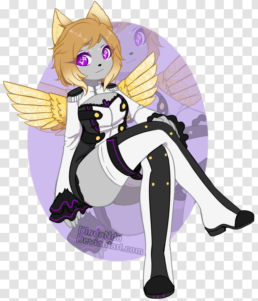 Fairy Cat Cartoon Tail Transparent PNG