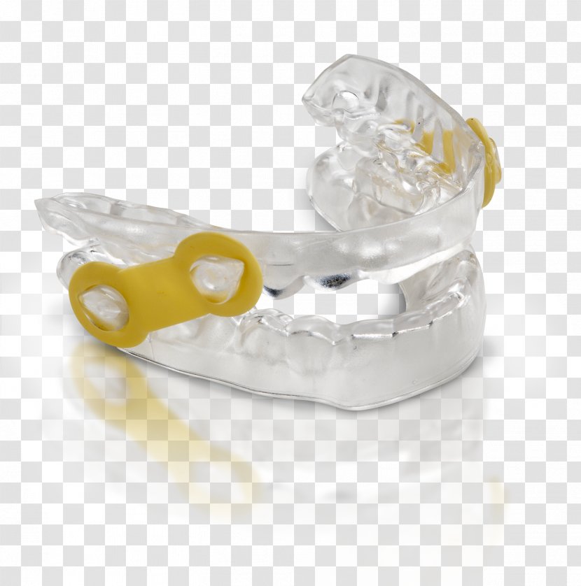 Mandibular Advancement Splint Dentistry Therapy Patient - Silver - Splints Transparent PNG