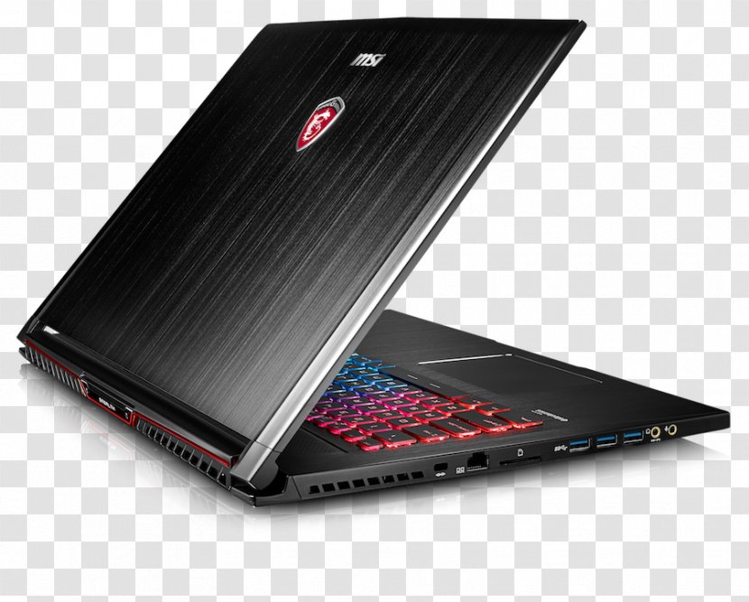 Laptop Kaby Lake Intel Core I7 MSI GS73VR Stealth Pro - Nvidia Geforce Gtx 1060 Transparent PNG
