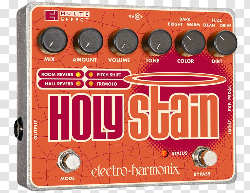 Electro-Harmonix Holy Stain Effects Processors & Pedals Audio Electronic Musical Instruments - Electroharmonix - Technology Transparent PNG