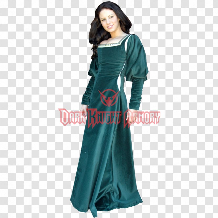 Wedding Dress Gown English Medieval Clothing - Costume - Formal Wear Woman Transparent PNG