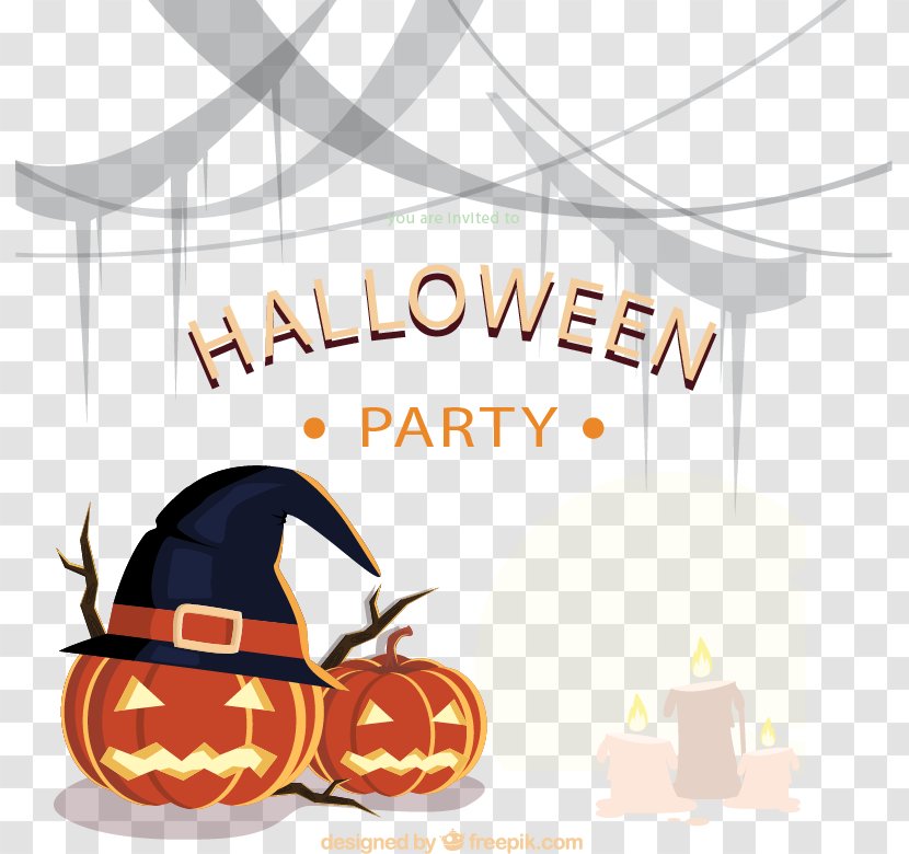 Pumpkin Halloween Party Transparent PNG
