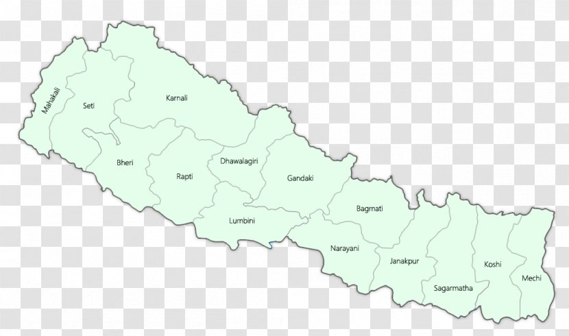 Former Administrative Units Of Nepal Nepali Language Map Division Wikipedia - Eastern Development Region Transparent PNG