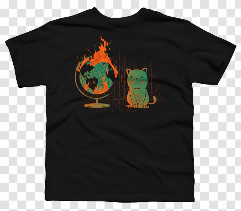 Printed T-shirt Clothing Unisex - Design By Humans - Cat Lover T Shirt Transparent PNG