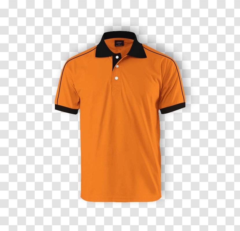 T-shirt Polo Shirt Sleeve Orange Kerchief - Lacoste - Long Silk Press Transparent PNG