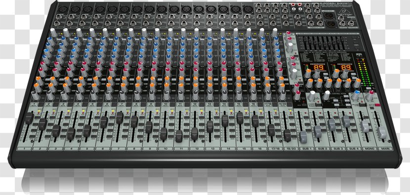 BEHRINGER Eurodesk SX2442FX Audio Mixers Microphone - Frame Transparent PNG