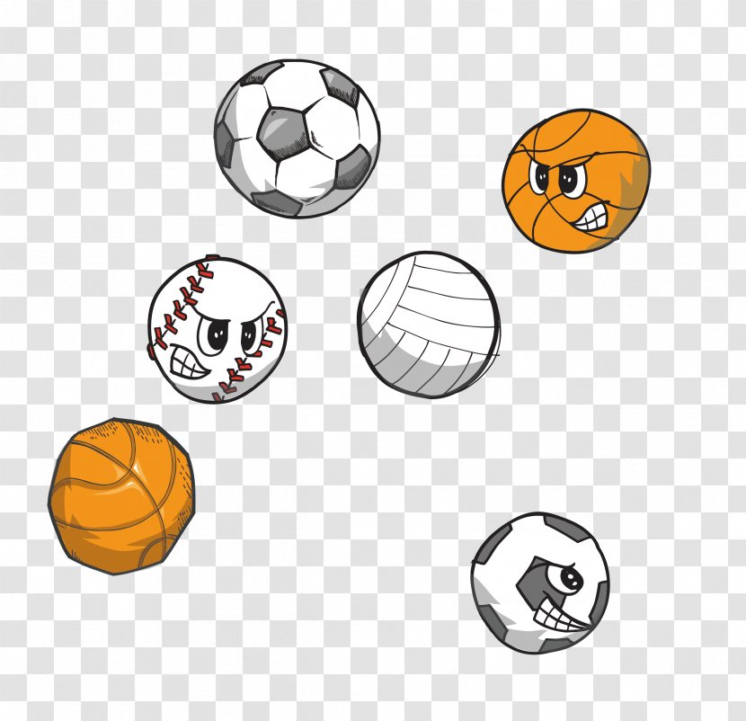 Ball - Football - All Kinds Of Cartoon Transparent PNG