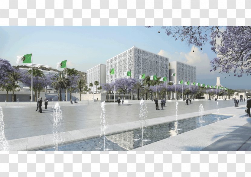 Parliament Of Algeria Architecture Building Urban Design - Real Estate Transparent PNG